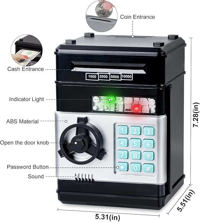 Smart Piggy ATM Bank – Fun Savings Toy for Kids - Image 3