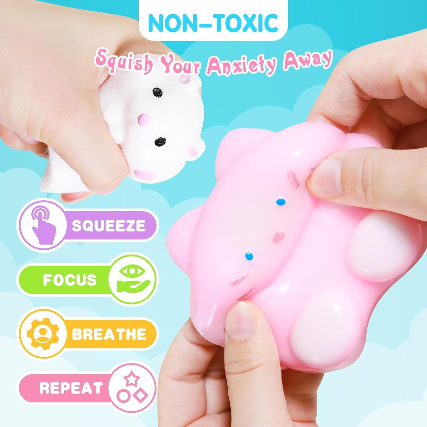 20-Pack Squishy Fidget Toys – Stress Relief Gift Set 20-Pack Squishy Fidget Toys – Stress Relief Gift Set
